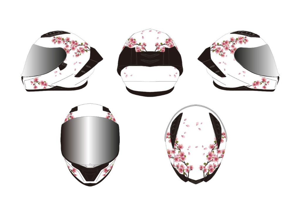 Fiberglass Matte Cherry Blossom Full - Multiple Angles