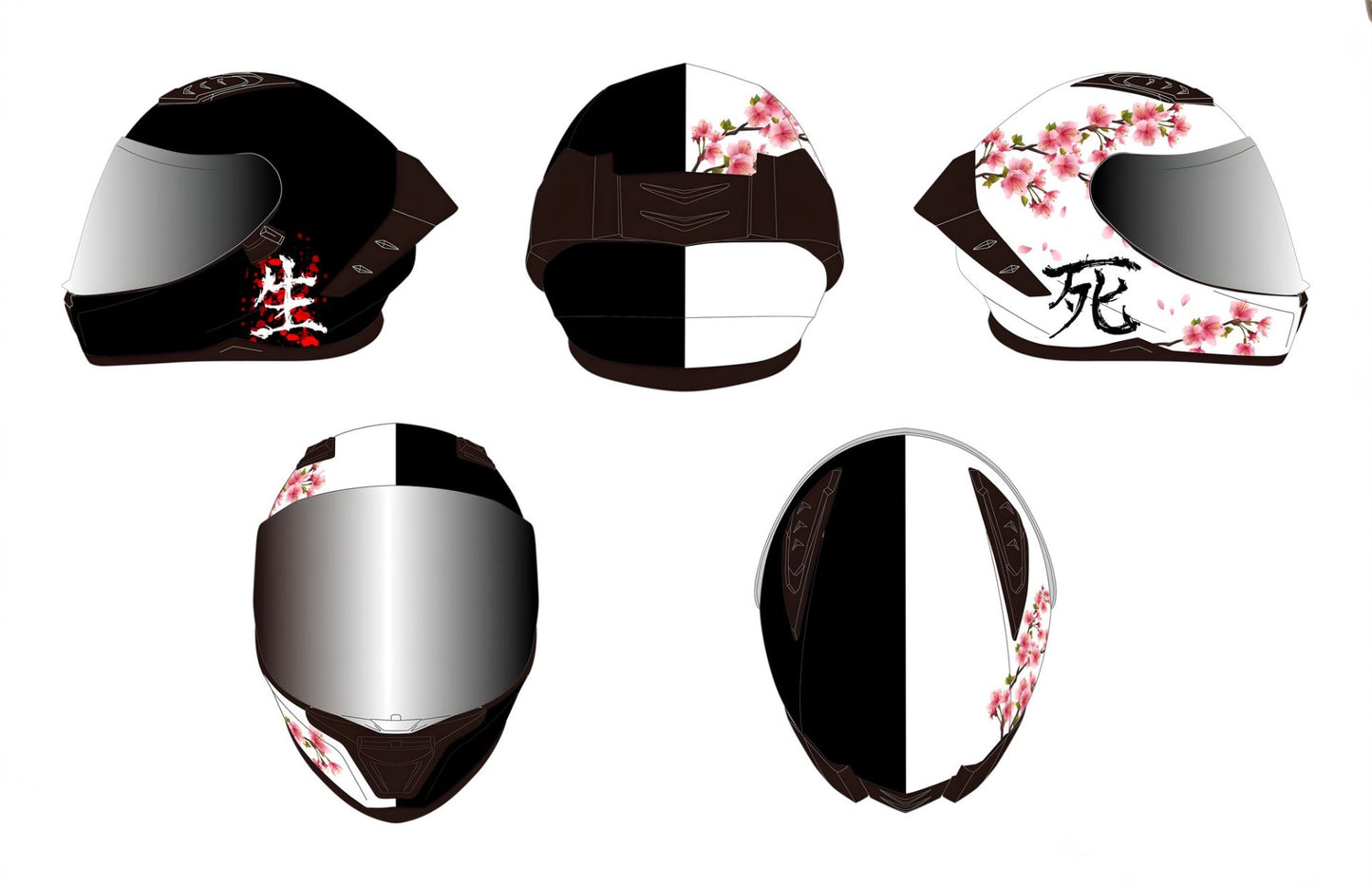 Fiberglass Matte Cherry Blossom Split - Multiple Angles