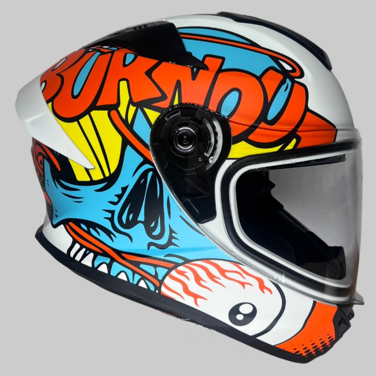 Matte Orange Burnout Design