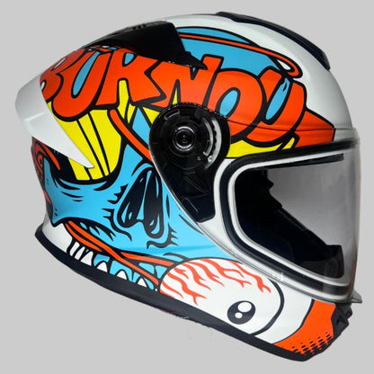 Matte Orange Burnout Design