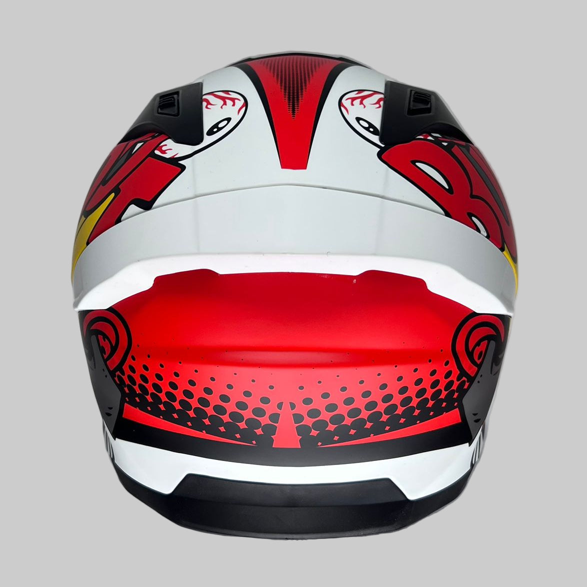 Matte Red Burnout Design