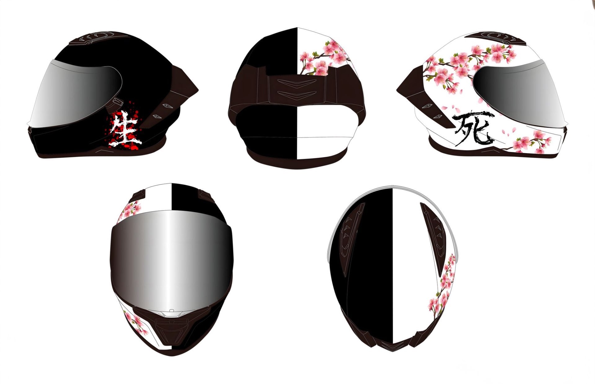 Fiberglass Matte Cherry Blossom Split - Multiple Angles